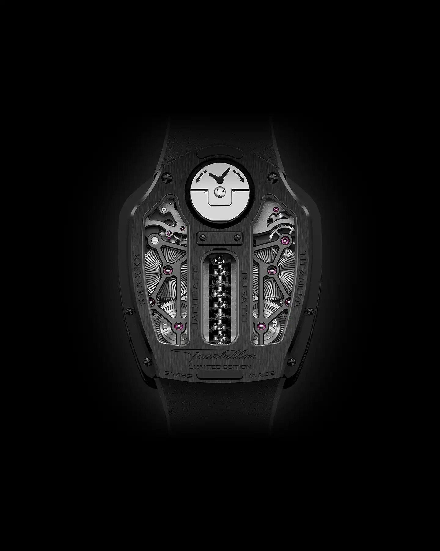 Ja.cob & Co  Bu.gatti Tourbillon Black Titanium