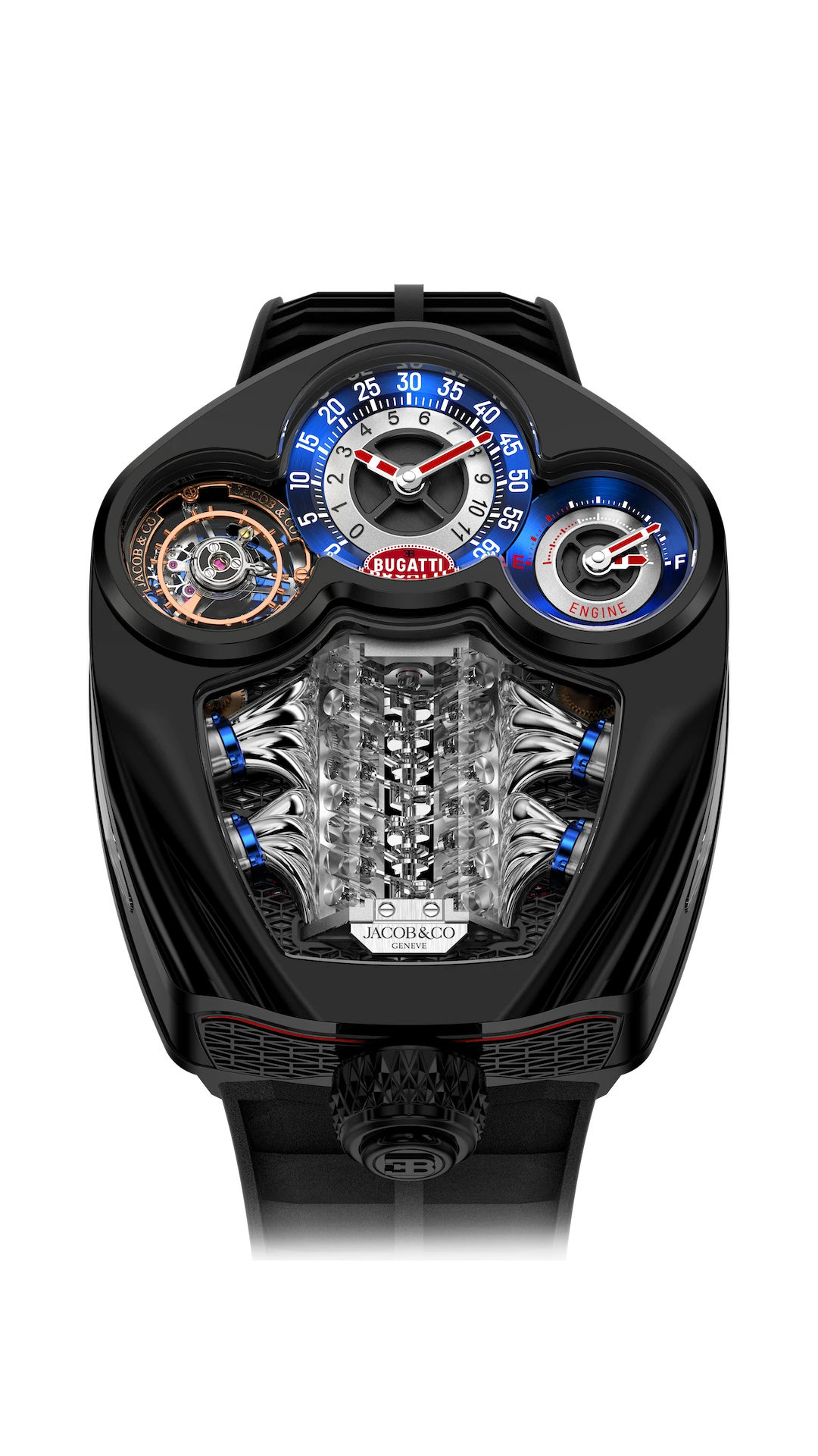 Ja.cob & Co  Bu.gatti Tourbillon Black Titanium