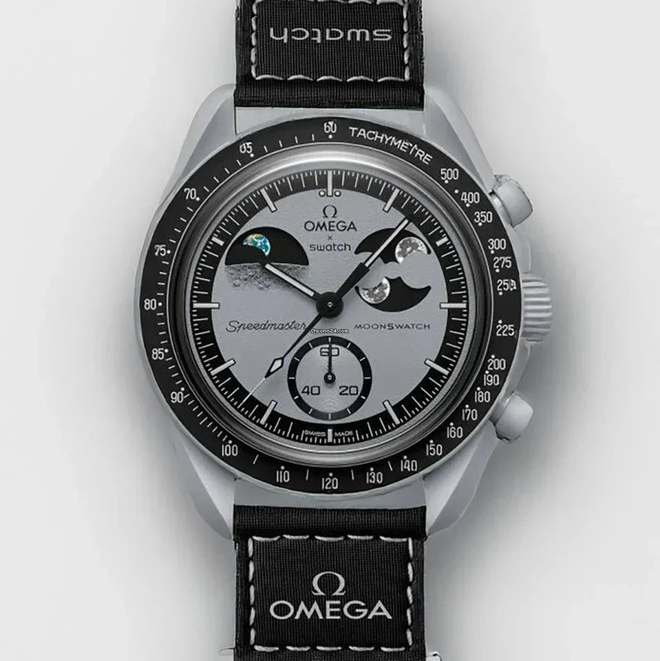 Swatch Moonswatch x Omega New Mission to EarthPhase Bioceramic Moonswatch