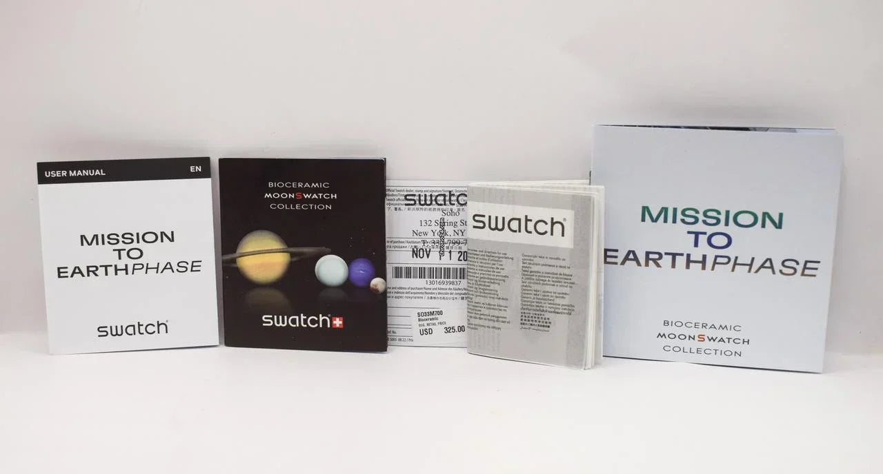 Swatch Moonswatch x Omega New Mission to EarthPhase Bioceramic Moonswatch