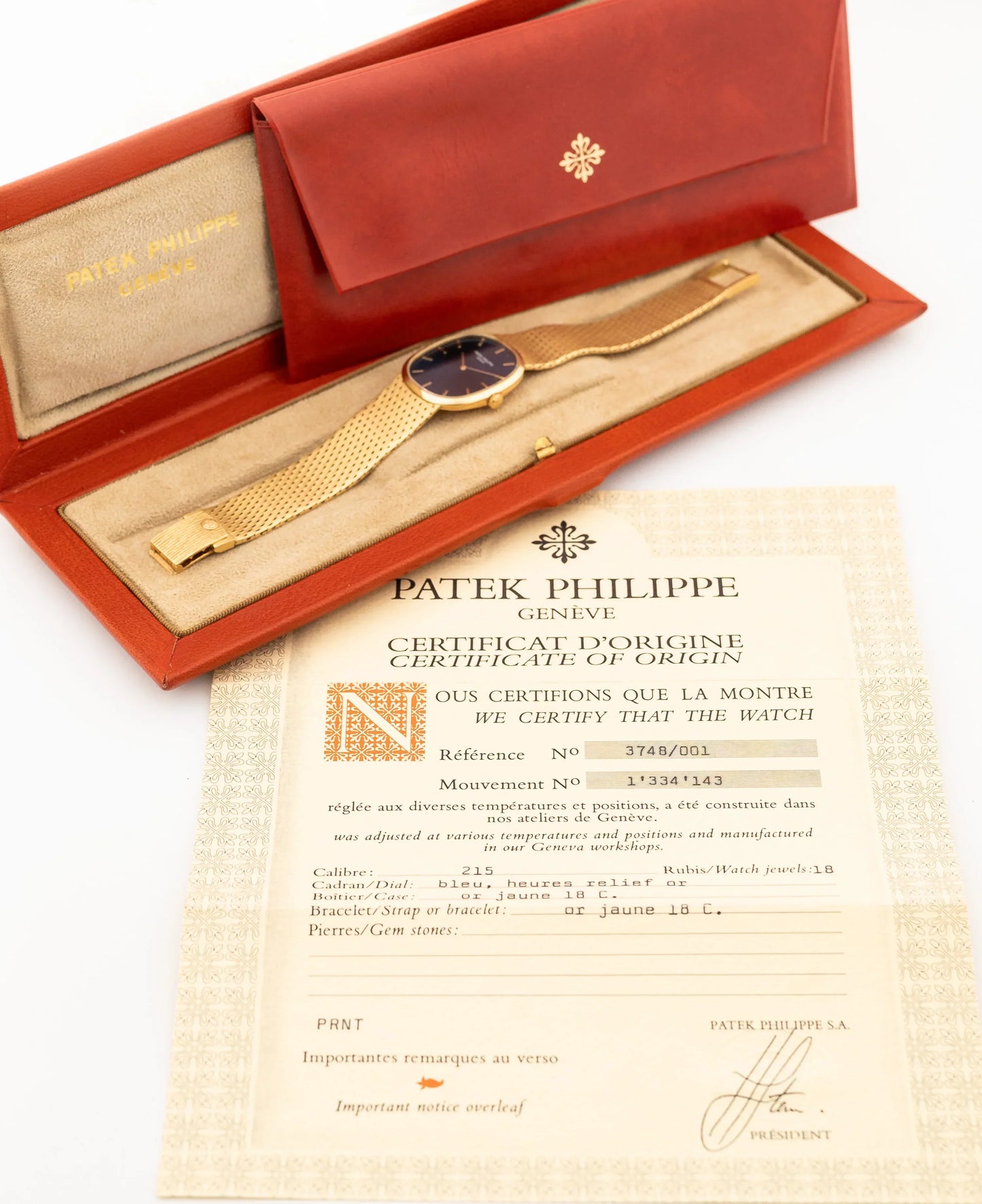 Patek Philippe Ellipse d'Or 18k 1970s