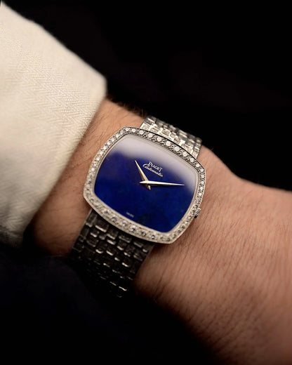 Piaget TV 12735 Lapis Lazuli Diamond 1970s