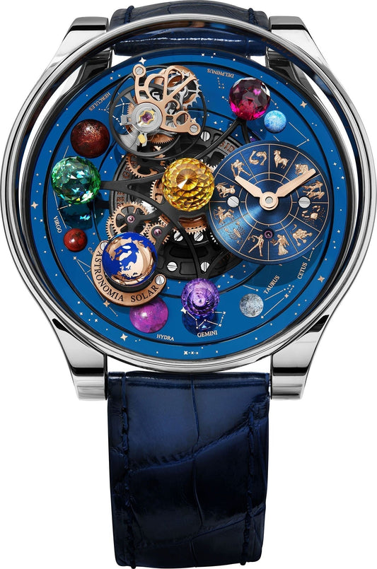 Jacob & Co. Astronomia Solar Jewelry Planets Zodiac White Gold