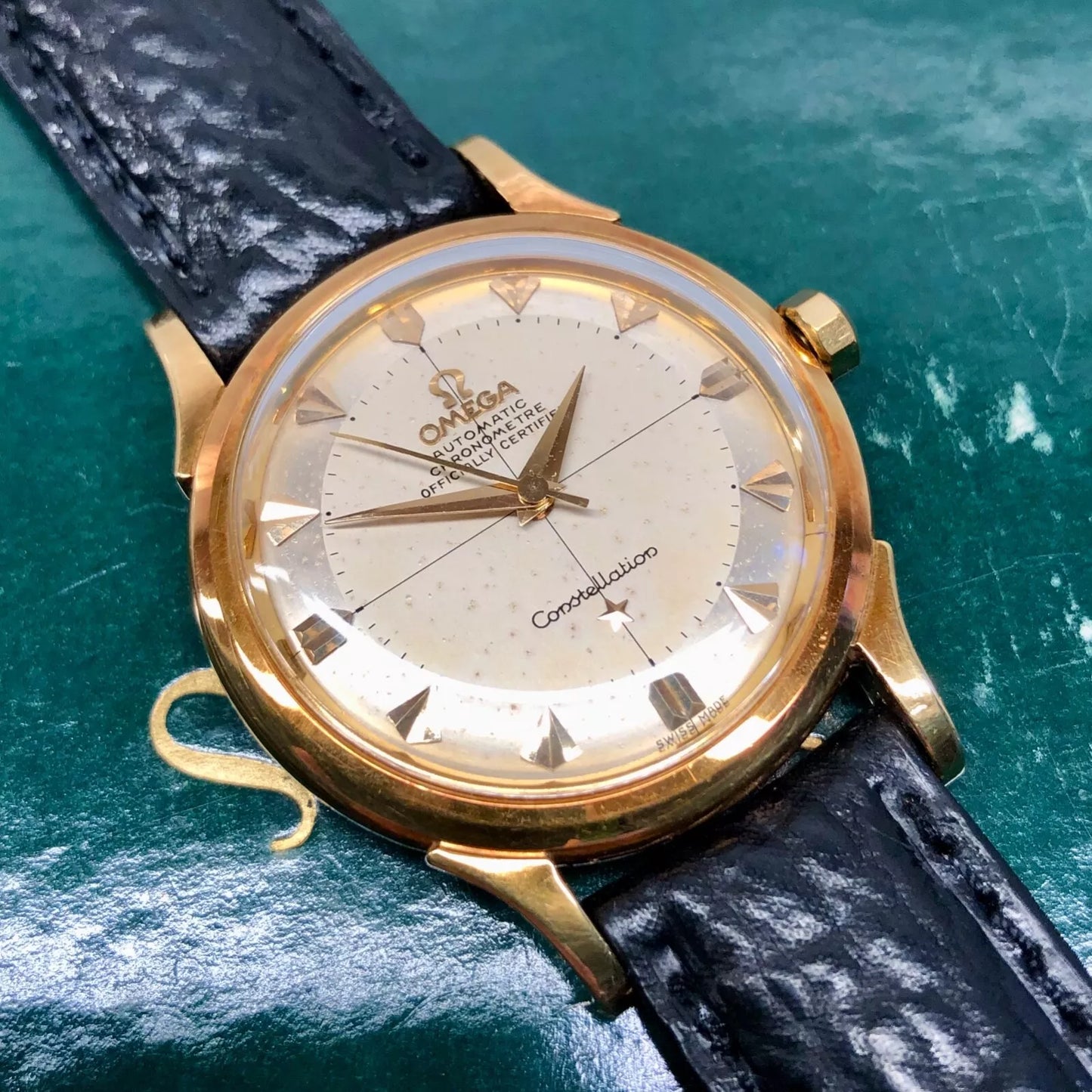 Omega Constellation Pie Pan "shark tooth"